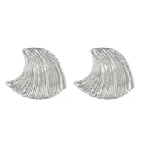 1 Pair Streetwear Flower Plating Alloy K Gold Plated Silver Plated Ear Studs sku image 22