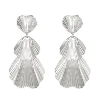 1 Pair Streetwear Flower Plating Alloy K Gold Plated Silver Plated Ear Studs sku image 54