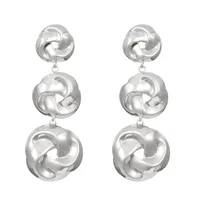 1 Pair Streetwear Flower Plating Alloy K Gold Plated Silver Plated Ear Studs sku image 72