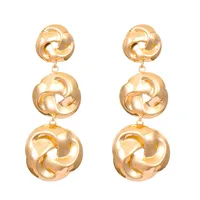1 Pair Streetwear Flower Plating Alloy K Gold Plated Silver Plated Ear Studs sku image 73