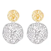 1 Pair Streetwear Flower Plating Alloy K Gold Plated Silver Plated Ear Studs sku image 53