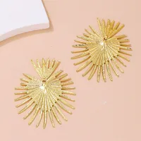 1 Pair Streetwear Flower Plating Alloy K Gold Plated Silver Plated Ear Studs sku image 28