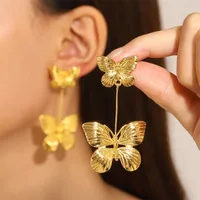 1 Pair Streetwear Flower Plating Alloy K Gold Plated Silver Plated Ear Studs sku image 62