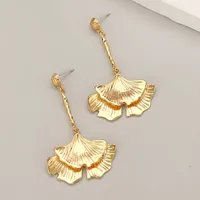 1 Pair Streetwear Flower Plating Alloy K Gold Plated Silver Plated Ear Studs sku image 70