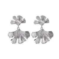 1 Pair Streetwear Flower Plating Alloy K Gold Plated Silver Plated Ear Studs sku image 42