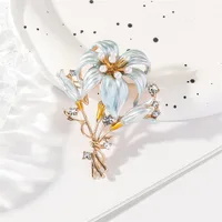 Elegant Classic Style Flower Alloy Women's Brooches main image 2