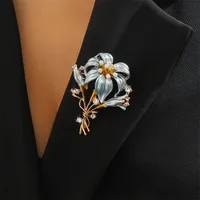 Elegant Classic Style Flower Alloy Women's Brooches main image 3