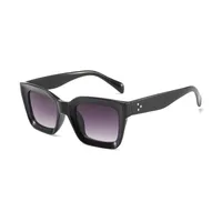 Vintage Style Vacation Simple Style Solid Color Ac Square Full Frame Glasses main image 6