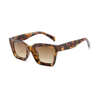 Vintage Style Vacation Simple Style Solid Color Ac Square Full Frame Glasses main image 8
