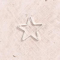 Handmade Modern Style Simple Style Pentagram Simple Wreath Copper Handmade Polishing Plating 18K Gold Plated Silver Plated DIY Jewelry Accessories sku image 5