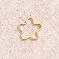Handmade Modern Style Simple Style Pentagram Simple Wreath Copper Handmade Polishing Plating 18K Gold Plated Silver Plated DIY Jewelry Accessories main image 3