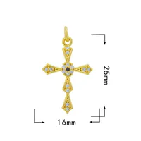 Sweet Heart Shape Copper Inlay Charms sku image 14
