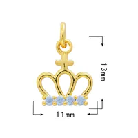 Sweet Heart Shape Copper Inlay Charms sku image 2