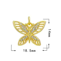 Sweet Heart Shape Copper Inlay Charms sku image 20