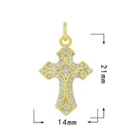 Sweet Heart Shape Copper Inlay Charms sku image 25