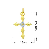 Sweet Heart Shape Copper Inlay Charms sku image 9