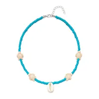 Hawaiian Tortoise Shell Alloy Seed Bead Beaded Women's Necklace main image 3