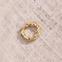Handmade Modern Style Simple Style Round Simple Copper Handmade Polishing Plating 18K Gold Plated Silver Plated DIY Jewelry Accessories main image 2