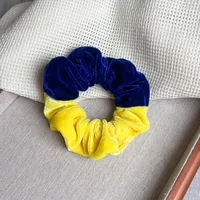 Women's Vacation Classic Style Color Block Cloth Hair Tie sku image 1