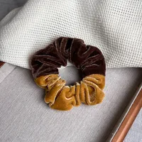 Women's Vacation Classic Style Color Block Cloth Hair Tie sku image 2