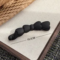 Women's Elegant Solid Color Plastic Hair Clip sku image 1