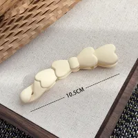 Women's Elegant Solid Color Plastic Hair Clip sku image 5