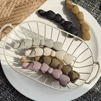 Women's Elegant Solid Color Plastic Hair Clip main image 2