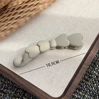 Women's Elegant Solid Color Plastic Hair Clip sku image 3