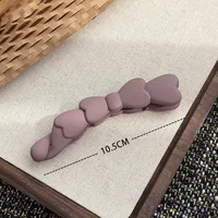 Women's Elegant Solid Color Plastic Hair Clip sku image 7