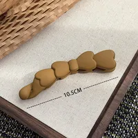 Women's Elegant Solid Color Plastic Hair Clip sku image 2