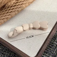 Women's Elegant Solid Color Plastic Hair Clip sku image 6