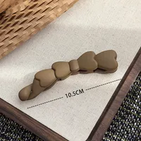 Women's Elegant Solid Color Plastic Hair Clip sku image 8