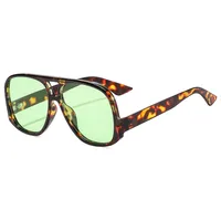 Casual Leopard Ac Toad Glasses Avaitor Full Frame Glasses main image 3