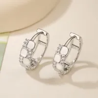 1 Pair Retro Simple Style Commute Geometric Copper Earrings main image 3