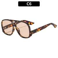 Casual Leopard Ac Toad Glasses Avaitor Full Frame Glasses sku image 6