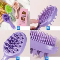 Simple Style Solid Color ABS CPU TRE Hair Comb 1 Piece main image 2