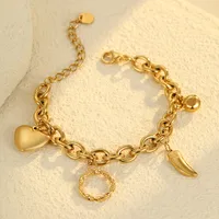 IG Style Classic Style Commute Heart Shape 304 Stainless Steel Unisex Bracelets main image 8