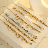 IG Style Classic Style Commute Heart Shape 304 Stainless Steel Unisex Bracelets main image 1