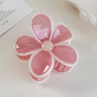 Women's Elegant Cute Sweet Plumeria Acrylic Hair Claws sku image 4