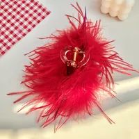 Basic Solid Color Plastic Spray Paint Hair Claws sku image 36