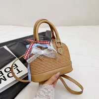 Women's Pu Leather Bow Knot Streetwear Shell Zipper Shoulder Bag main image 2