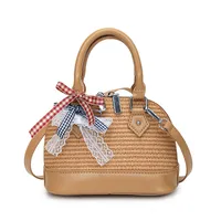 Women's Pu Leather Bow Knot Streetwear Shell Zipper Shoulder Bag main image 5