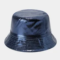 Unisex Casual Elegant Simple Style Solid Color Curved Eaves Bucket Hat sku image 4