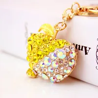 Cute Pastoral Apple Alloy Unisex Keychain main image 3