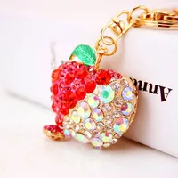 Cute Pastoral Apple Alloy Unisex Keychain main image 2