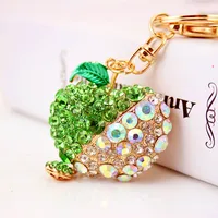 Cute Pastoral Apple Alloy Unisex Keychain main image 5