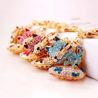 Cute Pastoral Cat Alloy Unisex Keychain main image 1