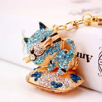 Cute Pastoral Cat Alloy Unisex Keychain main image 5