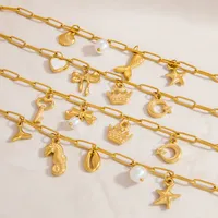 Elegant Classic Style Starfish Pearl Fish 304 Stainless Steel Women's Multi Charms Bracelet main image 1