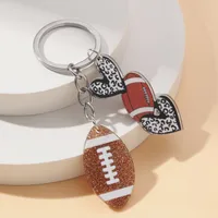 1 Piece Simple Style Sports Basketball Football Acrylic Unisex Keychain sku image 4